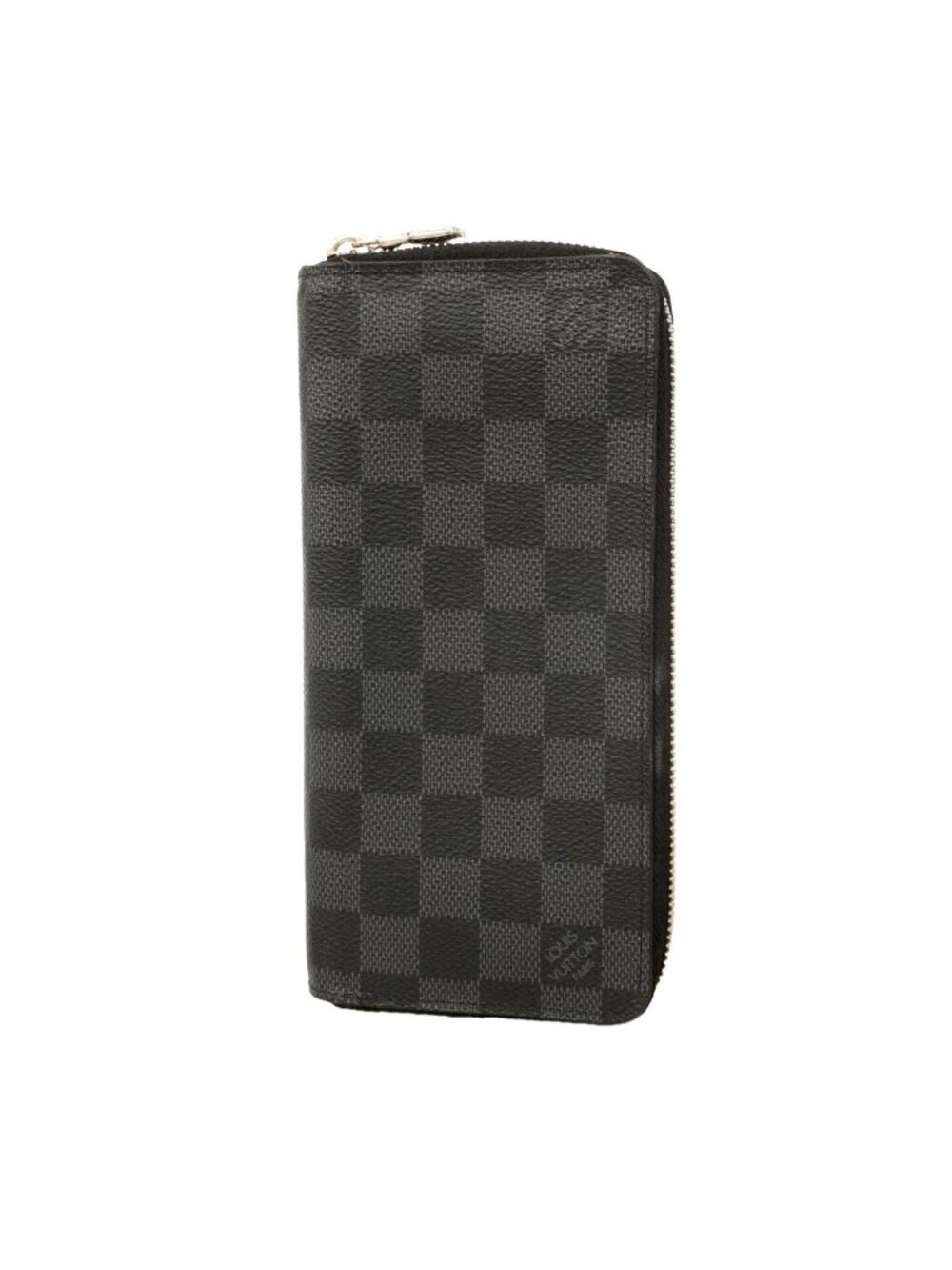 Louis Vuitton Wallet Damier Graphite Zippy Vertical Black Gray